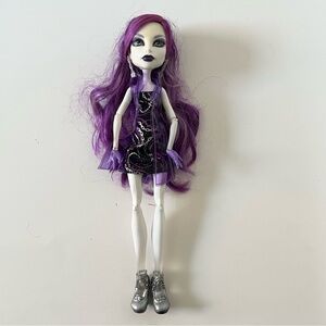 Monster High Doll with Purple Hair and Silver Shoes
